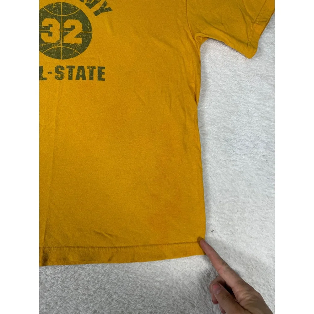 Old Navy‎ Graphic T-Shirt Kids Medium Gold All-State Basketball Varsity Tee